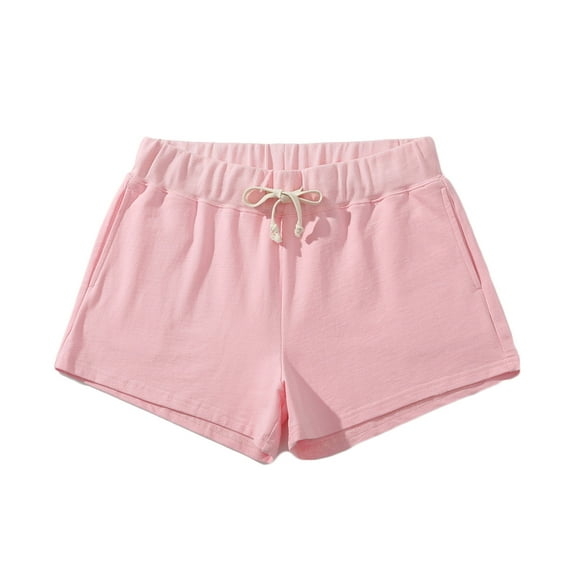 Men Shorts Casual Clearance, Mens Casual Fashion Drawstring Elastic Waist Solid Side Pockets Short Pants