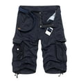 thumbnail image 1 of Men Shorts Casual Mens Fashion Sports Cotton Multi Pocket Camouflage Casual Short Pants Mens Hiking Cargo Shorts, 1 of 7