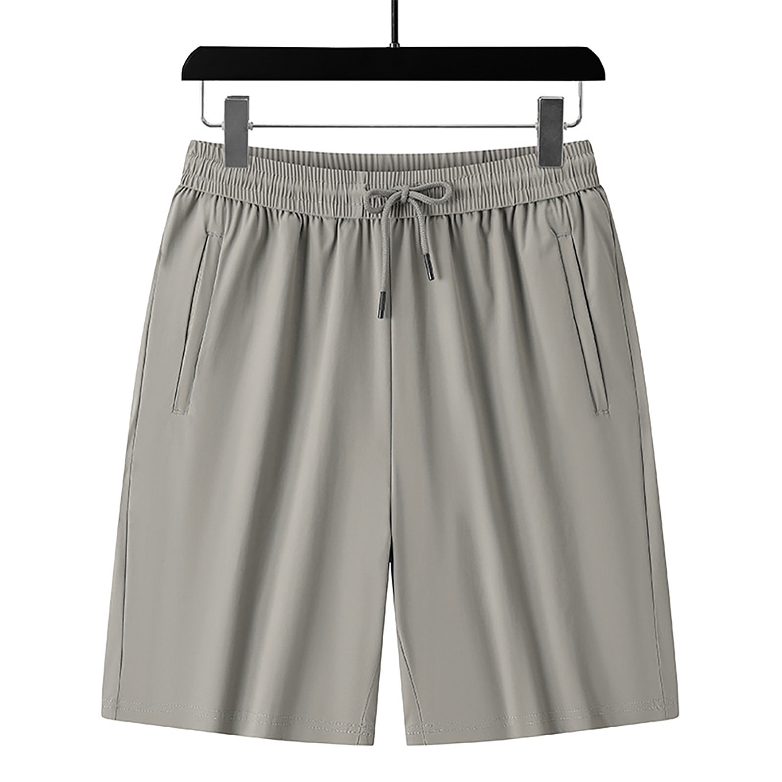 Men Shorts Elastic Waist Casusl Bermuda Shorts Gym Workout Sports