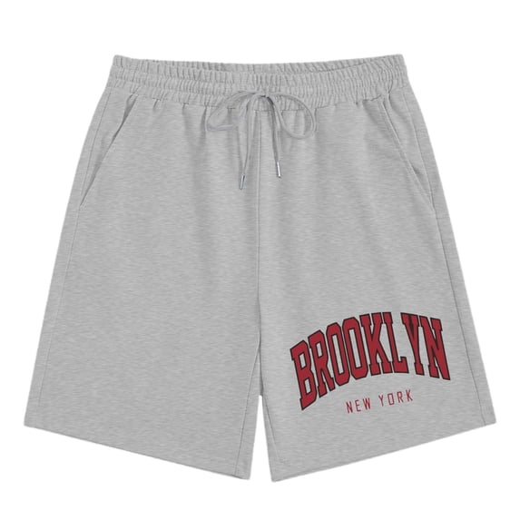 Men Shorts Men's Letter Graphic Track Shorts Drawstring Waist Summer Workout for Running and Gym Pink XXXL