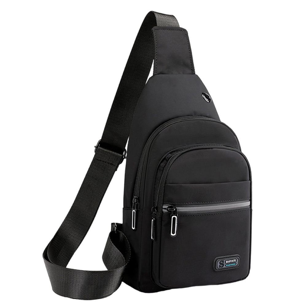 Men Shoulder Bags Nylon Waist Packs Sling Bag Crossbody Sport Shoulder