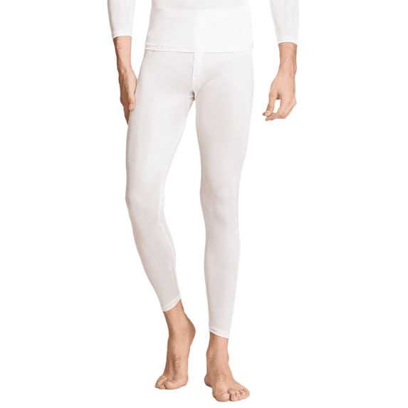 Men Silk Thermal Long Johns Underwear Pants Mulberry Silk Lightweight Base Layer Bottom Leggings