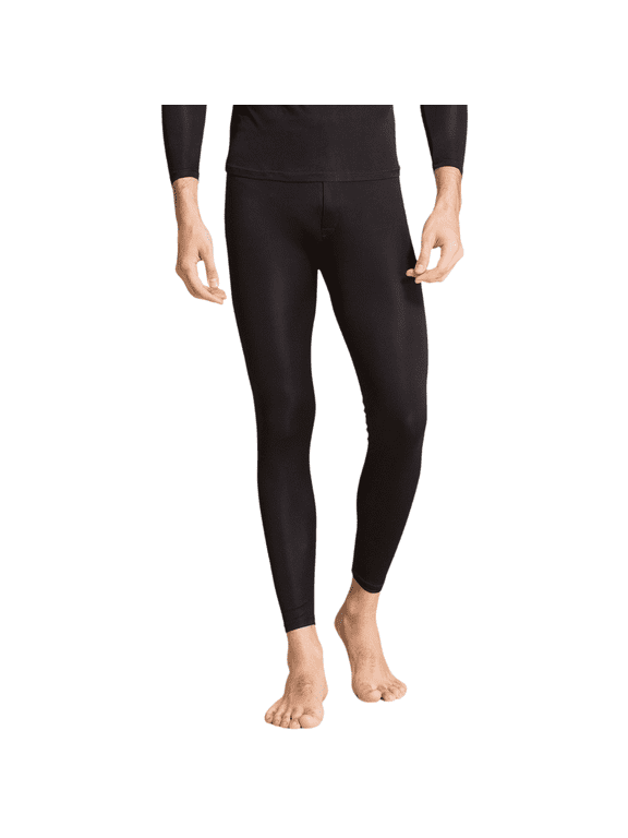 Men Silk Thermal Long Johns Underwear Pants Mulberry Silk Lightweight Base Layer Bottom Leggings