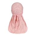 thumbnail image 1 of Men Silky Durag, Satin Neck Drape Do Rags Cap, Breathable Headwrap Sun Hat For Biker Sports Daily Wear, 1 of 6