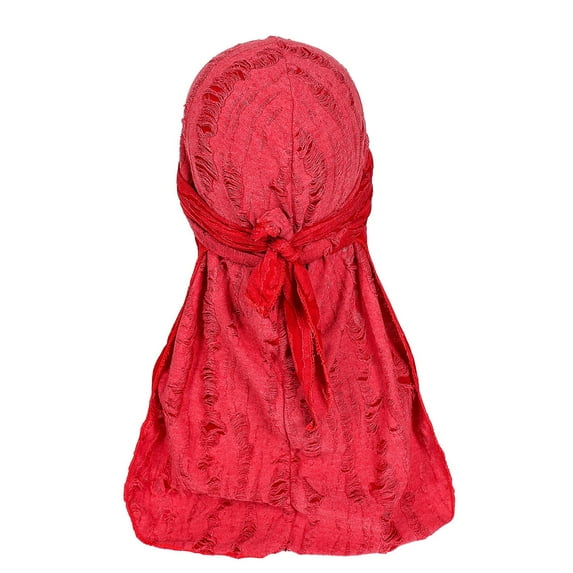 Men Silky Durag, Satin Neck Drape Do Rags Cap, Breathable Headwrap Sun Hat For Biker Sports Daily Wear
