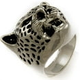 thumbnail image 1 of Men Silver Tone Jaguar Roaring Hip Hop Style Ring (7), 1 of 1