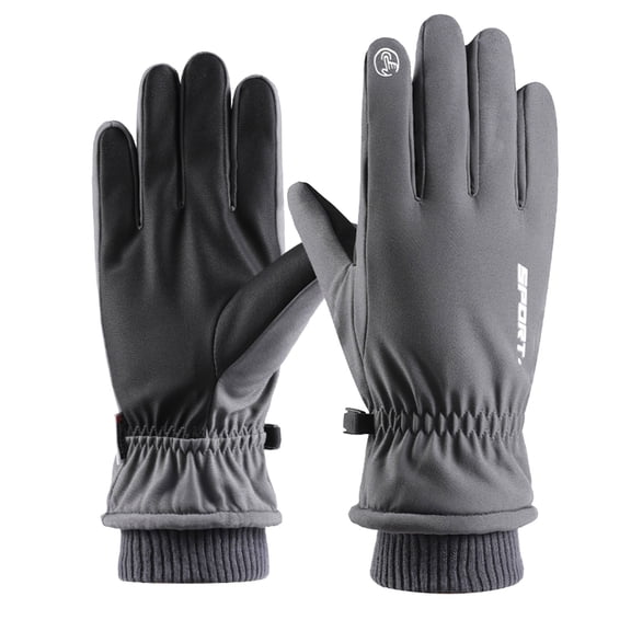 Men Ski Mittens for Winter Outdoor Activities Thickened and Windproof with Touchscreen Function Soft and Comfortable