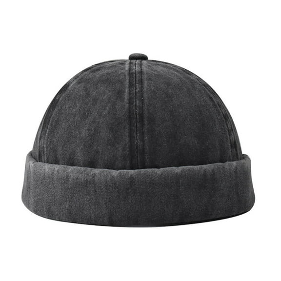 Men Skullcap Adjustable Design Fashionable Appearance Accessories Men Retro No Brim Hats for Outdoor Activities