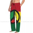 Men Sleep Bottoms Male Lounge Trousers Men's Jamaican Reggae Culture