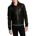 thumbnail image 1 of Men Slim Fit Biker Motorcycle Lambskin Leather Jacket Coat Outwear Jackets A173, 1 of 3