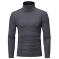 thumbnail image 1 of Men Slim Fit Lightweight Long Sleeve Pullover Top Turtleneck T-Shirt,Turtleneck Sweater for Men,Mens Fitted Turtleneck Sweater, 1 of 4