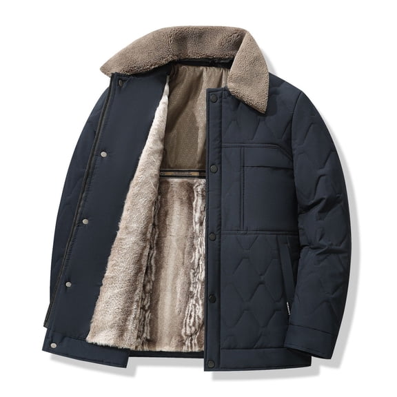 Men Slim Winter Warm Coats Fit Down Jackets Outerwear Men's Winter Clothes,Blue,XXL