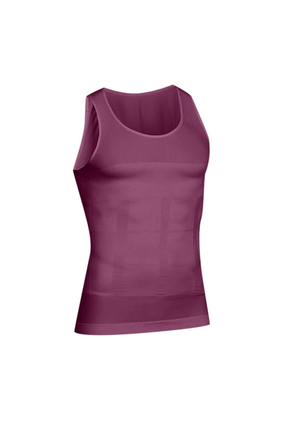 Men Body Shaper Vest Gynecomastia Compression Shirts Tummy Control Shapewear Moobs Undershirt
