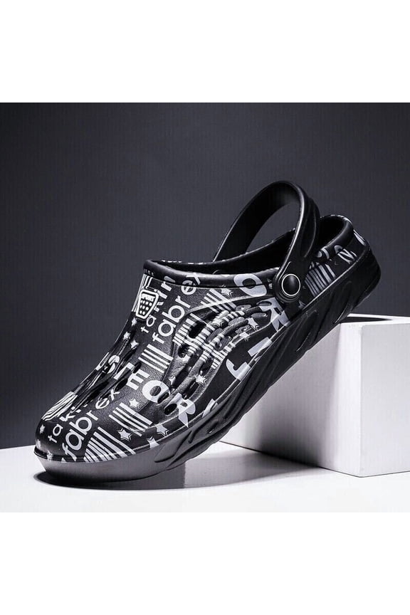 Men Slip On Garden Mules Clogs Sports Sandals Beach Water Slippers Shoes