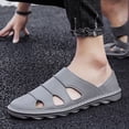 thumbnail image 1 of Men Slip On Mules Clogs Sports Sandals Beach Water Slippers Roman Open Toe Shoes, 1 of 8
