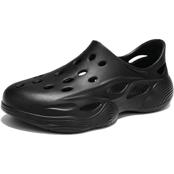 Men Slip-on Garden Clogs Breathable Lightweight Swimming Pool Water Shoes Outdoor Beach Shoes