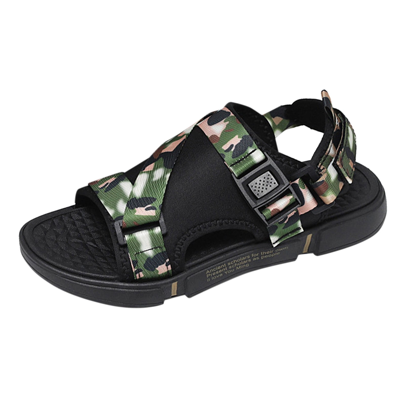 Men Slipper Sports Sandals Fashion Solid Color Outdoor Sports Casual