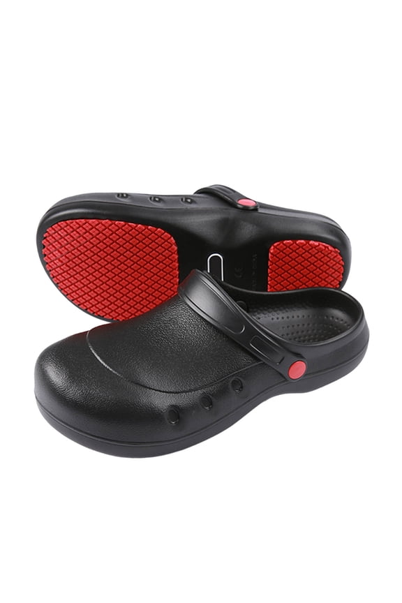 Men Slippers Arch Support Work Non Chef Work Clogs Restaurant Oil Kitchen Close Toe Men's Shoes