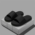 thumbnail image 1 of Men Slippers On Arch Support Pillow Shower Indoor Slides Bathroom Comfort Lightweight Thick Sole Open Toe Mens Sandals, 1 of 5