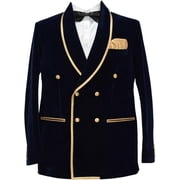 Men Smoking Gentlemen Jackets, Shawl Lapel Navy Blue Smoking Jacket,Hosting Dinner Party Wear Blazers Jacket&nbsp;