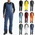 thumbnail image 1 of Men Snow Ski Snowpants Men's Waterproof Windproof Insulated Snow Ski Bib Overalls, Thermal Winter Snowpants for Skiing, Snowboarding, Camping and Outdoor Activities, 1 of 10