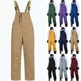 thumbnail image 1 of Men Snow Ski Snowpants Men's Waterproof Windproof Insulated Snow Ski Bib Overalls, Thermal Winter Snowpants for Skiing, Snowboarding, Camping and Outdoor Activities, 1 of 10