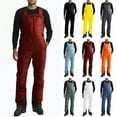 thumbnail image 1 of Men Snow Ski Snowpants Men's Waterproof Windproof Insulated Snow Ski Bib Overalls, Thermal Winter Snowpants for Skiing, Snowboarding, Camping and Outdoor Activities, 1 of 10