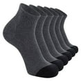 thumbnail image 1 of Men Socks 5 Pairs Solid Short Socks for Basketball Sports, 1 of 5
