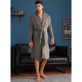 thumbnail image 1 of Men Solid Belted Sleep Robe, 1 of 4