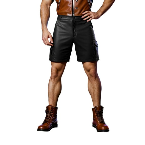 Men Solid Color Casual Shorts – Soft Cotton Athletic Shorts With Elastic Waist, Classic Basic Sport Shorts For Daily Wear Lounge Gym Workout Street Outfit