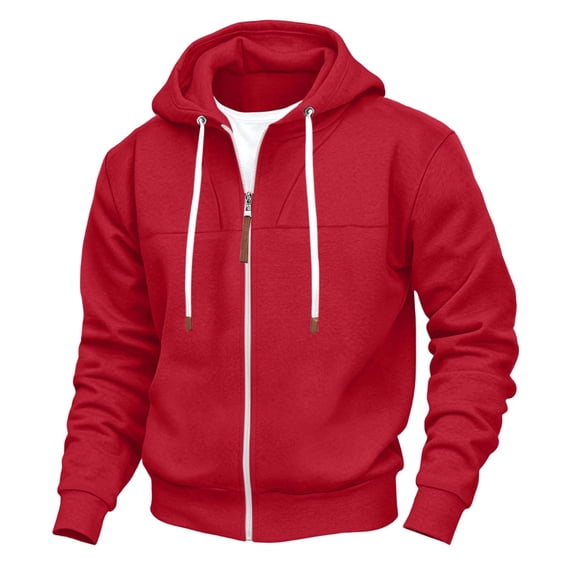 Men Solid Color Hoodie - Walmart.com