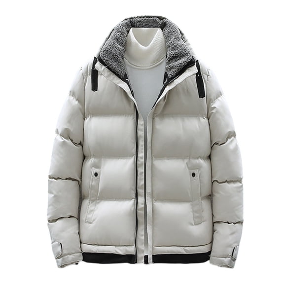 Men Solid Color Winter Warm And Versatile Clothing Business And Foreign Trade Loose And Comfortable Trendy Clothing