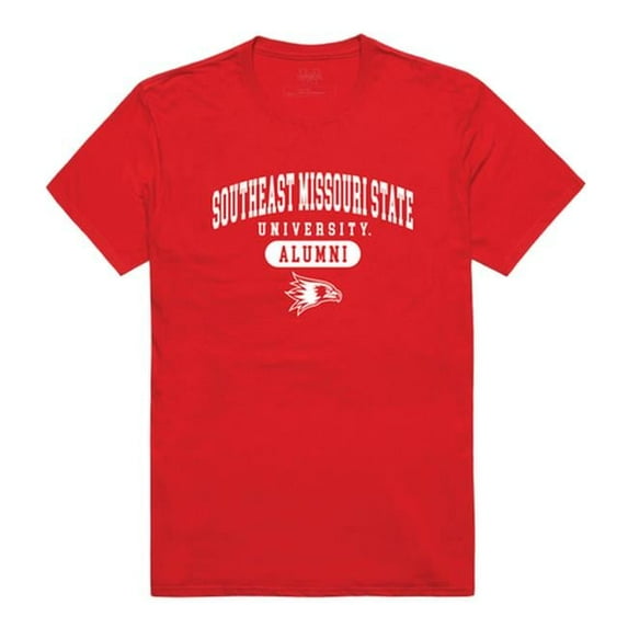 Men Southeast Missouri State University Redhawks Alumni T-Shirt, Red - Medium