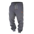 thumbnail image 1 of Men Splicing Printed Overalls Casual Pocket Sport Work Trousers with Comfortable Design, 1 of 7