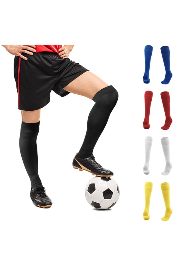 Men Sport Over Knee High Sock Baseball Hockey Football Soccer Long Sports Socks