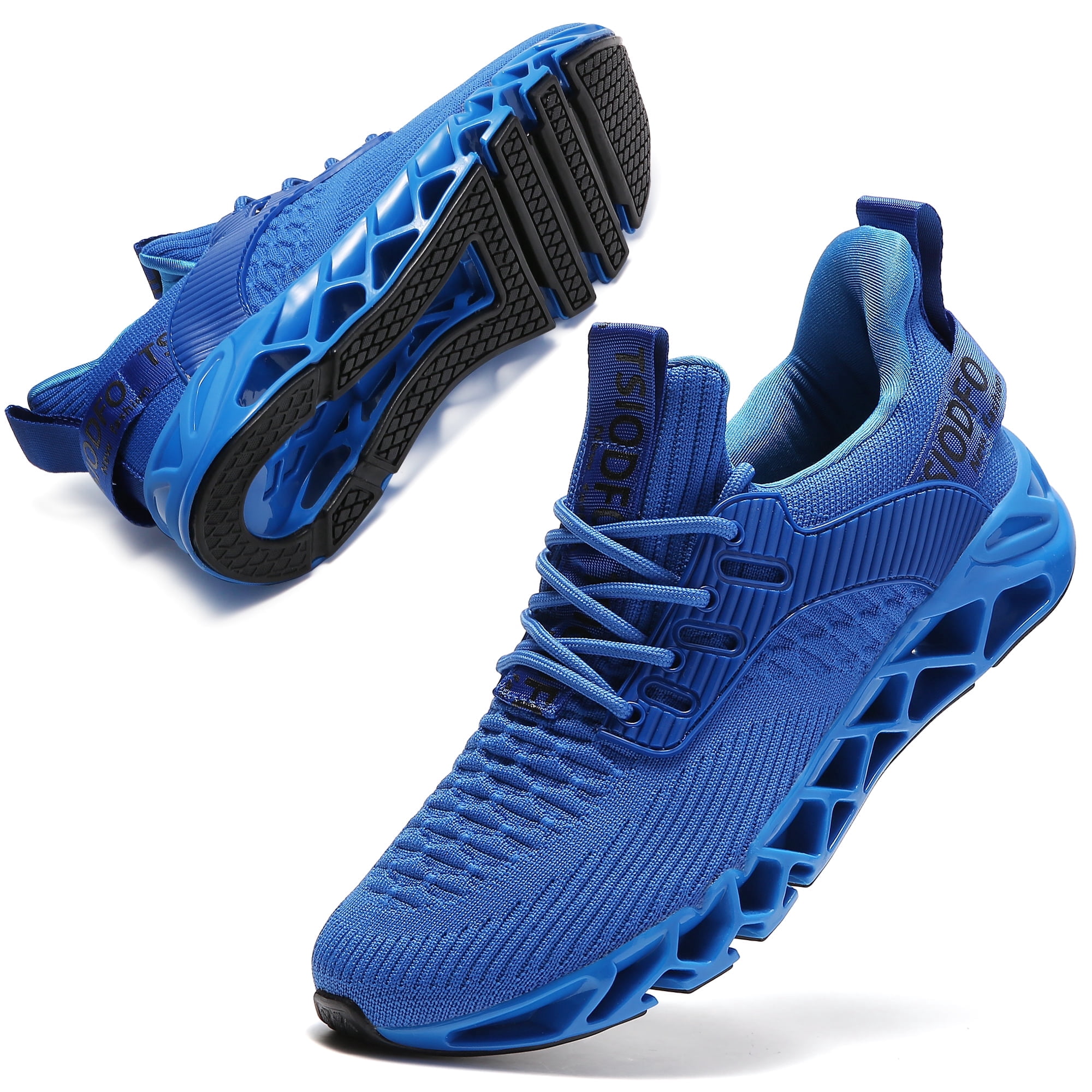 Men Sport Running Sneakers Tennis Athletic Walking Shoes Light Blue Size 12 Mesh Fashion Casual Gym Runner Jogging Trainers
