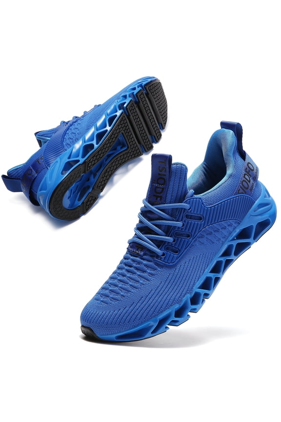 Men Sport Running Sneakers Tennis Athletic Walking Shoes Light Blue Size 13 Mesh Fashion Casual Gym Runner Jogging Trainers