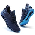 thumbnail image 1 of Men Sport Running Sneakers Tennis Athletic Walking Shoes Navy Blue Size 13 Mesh Fashion Casual Gym Runner Jogging Trainers, 1 of 7