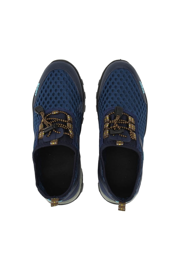 Men Sports Shoes Large Mesh Structure Protection Lightweight Breathable Sports Shoes with Rubber Sole for Running EU Size 42