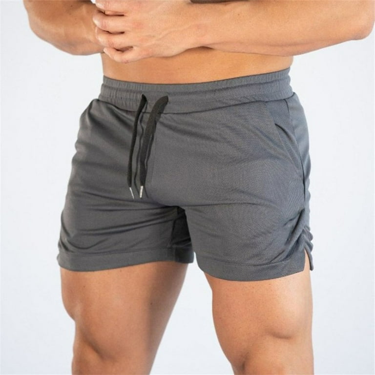 Men Sports Shorts Gym Training Running Bodybuilding Workout Fitness Short Pants Walmart