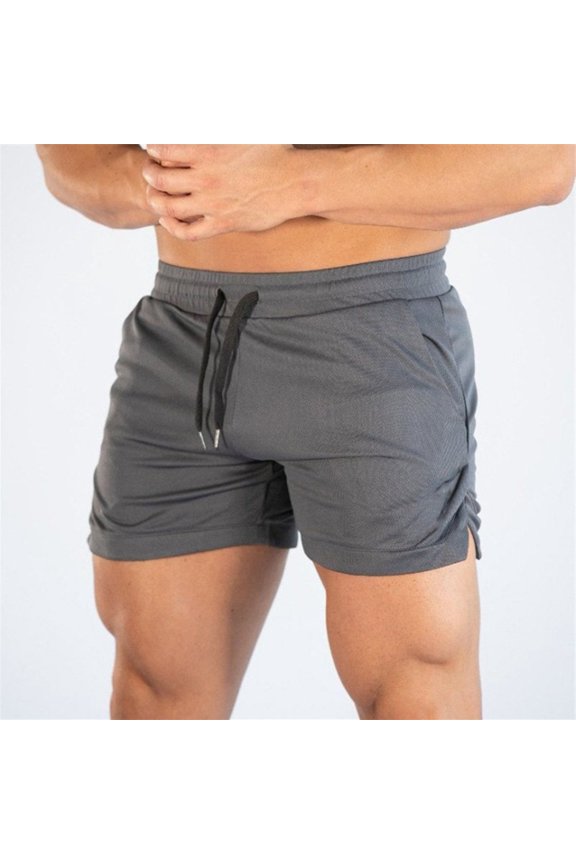 Men Sports Shorts Gym Training Running Bodybuilding Workout Fitness Short Pants