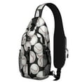 thumbnail image 1 of Men Sports Sling Backpack, Ball Game Print Football Soccer Baseball Crossbody Daypack for Play and Training, 1 of 1