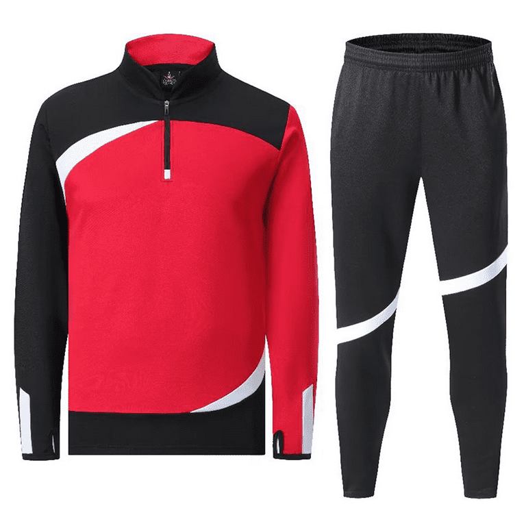 Men Sportswear Set Soccer Jersey Kids Football Training Clothes Male Running Hoodie Jackets Long Sleeve Tracksuit Sporting Sweat