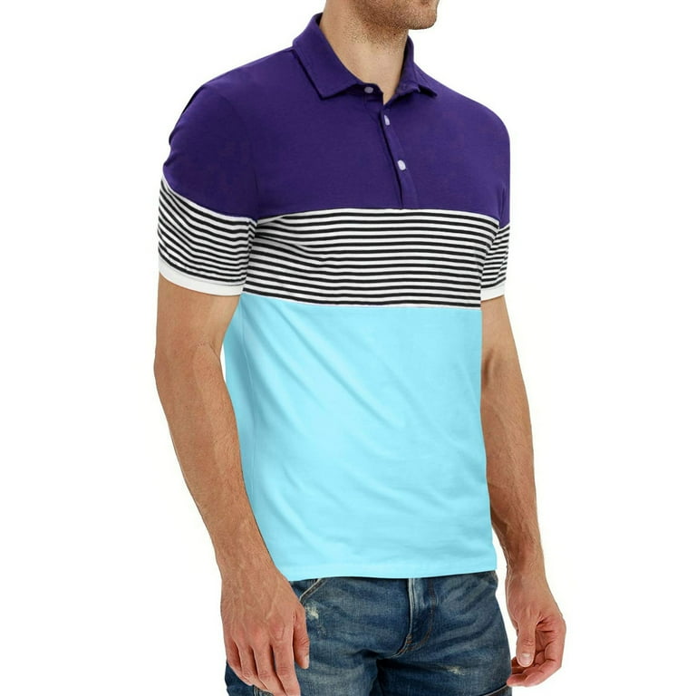 Contrasting striped shirt