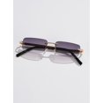 thumbnail image 1 of Men Square Rimless Fashion Glasses, 1 of 4