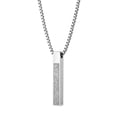 thumbnail image 1 of Men Stainless Steel Ayatul Kursi Gold Steel Box Chain Rectangular Lockets Necklace, 1 of 11