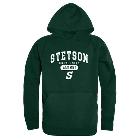 Men Stetson University Hatters Alumni Hoodie, Forest Green - Large