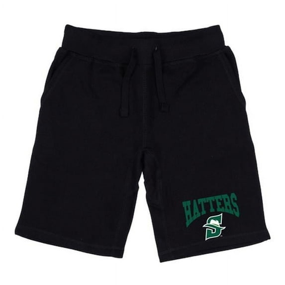 Men Stetson University Hatters Premium Shorts, Black - Medium