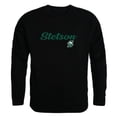thumbnail image 1 of Men Stetson University Hatters Script Crew Fleece, Black - Small, 1 of 1