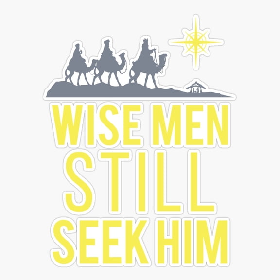 Men Still Seek Him Sticker